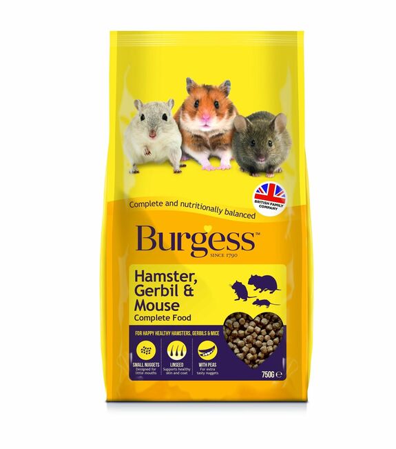 英國伯爵 Burgess 倉鼠/沙鼠/小鼠 飼料 750g