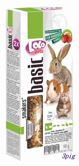 LOLO 小動物水果口味磨牙點心棒90g