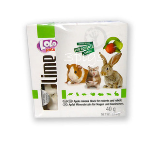 LoLo小動物礦物質磨牙石(蘋果)40g