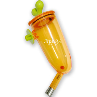 天竺鼠.兔子用胡蘿蔔造型水瓶360ml