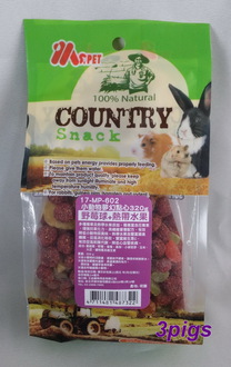 小動物夢幻點心野莓球+熱帶水果