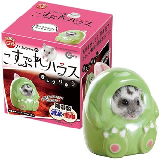 日本MARUKAN恐龍造型陶瓷屋-小型鼠適用-特價199