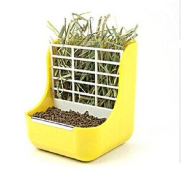 固定式二合一飼料牧草架(顏色隨機出貨)