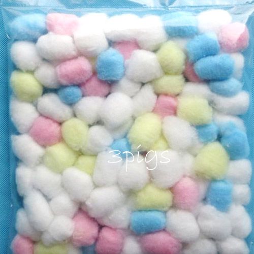 小動物用築巢棉花球(彩色)-特價39