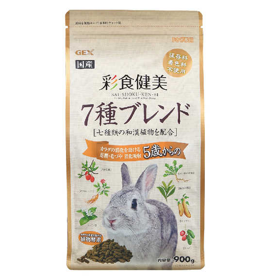 日本GEX彩食健美5歲以上老兔配方800g