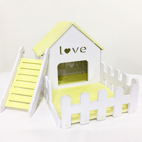 01.生態板之LOVE小屋(附樓梯)-有汙點小NG-特價175元