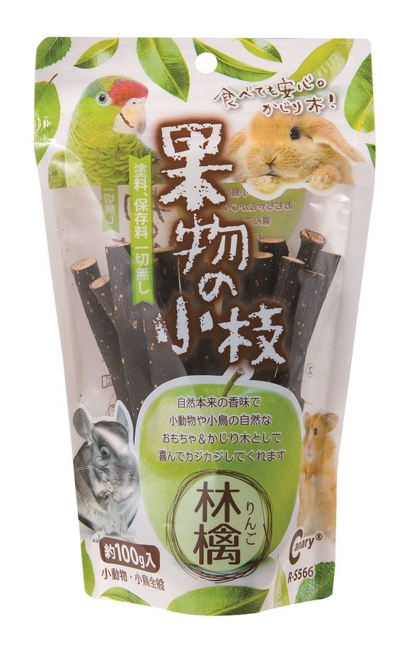 Canary 津具屋小動物啃木/磨牙樹枝-蘋果樹枝100g