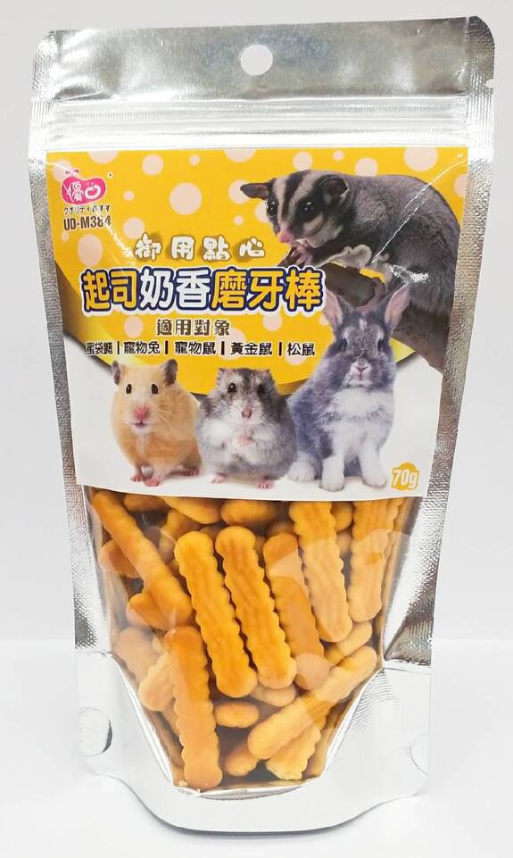 優豆御用點心-奶香磨牙棒70g-起司口味
