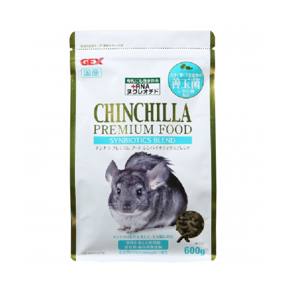 GEX 金牌C3102活菌龍貓飼料600g