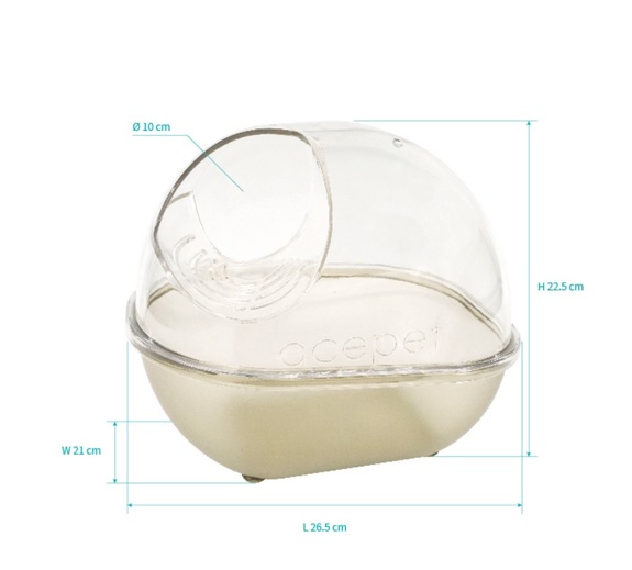 Acepet 795 森活浴坊-龍貓沐浴砂盆(咖啡/粉/藍-隨機出色)
