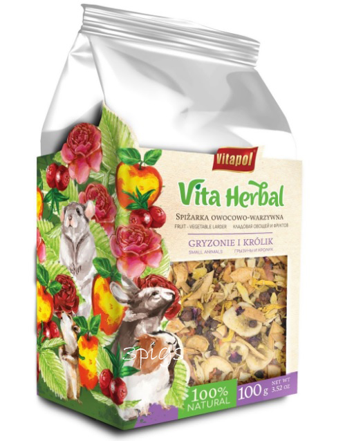 Vitapol 小動物什錦水果蔬菜乾100G