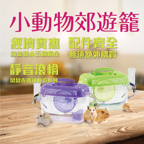 愛思沛-寵物鼠外出提籃 / 小動物郊遊籠