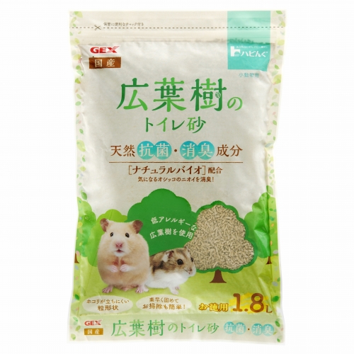 GEX 倉鼠用闊葉樹紙砂1.8L(大包)