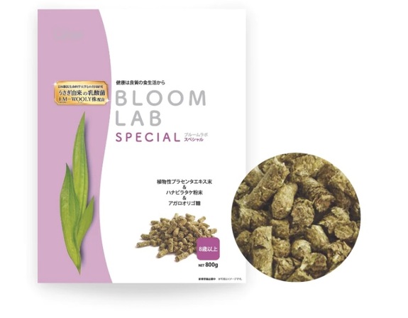 Wooly 花開LAB 特殊兔飼料(8歲以上) 800g(原包裝)-紫色