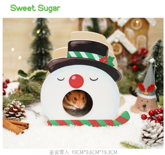 木屋-聖誕節系列-聖誕雪人(左側進出)