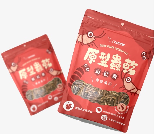 (紅)JustBite-黑水虻+蝦紅素(益色補體)50g